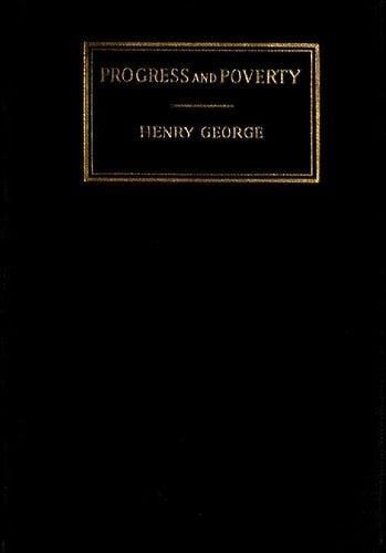 Cover of Progress and poverty